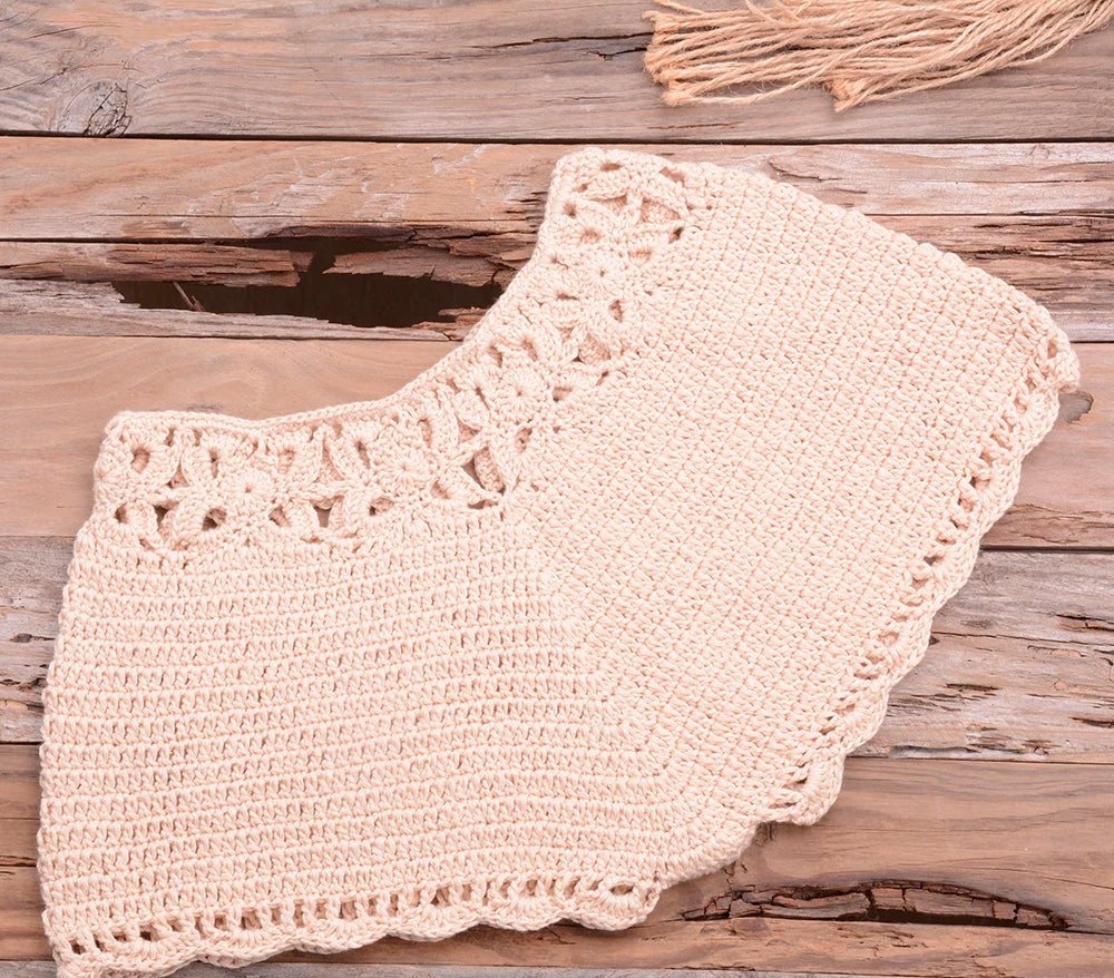 Mid Waist Crochet Bikini Bohemia Style