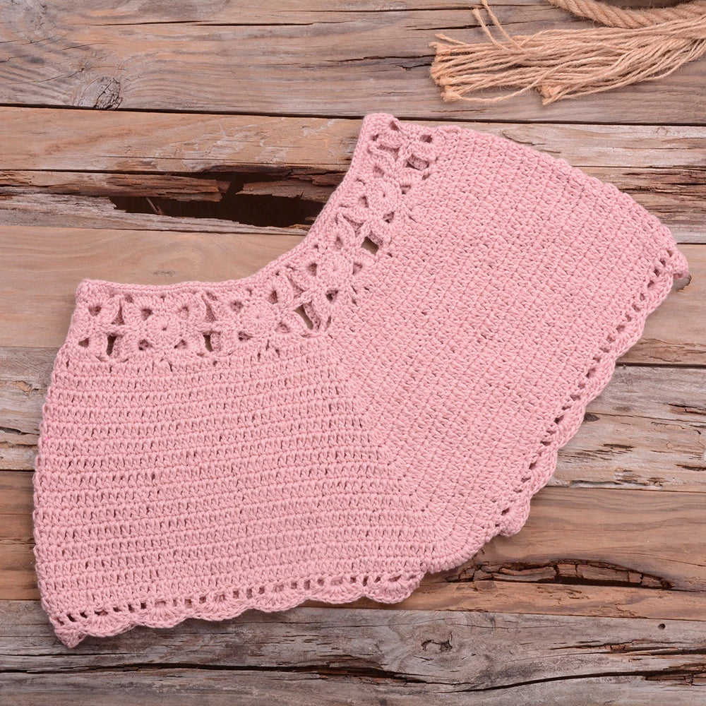 Mid Waist Crochet Bikini Bohemia Style