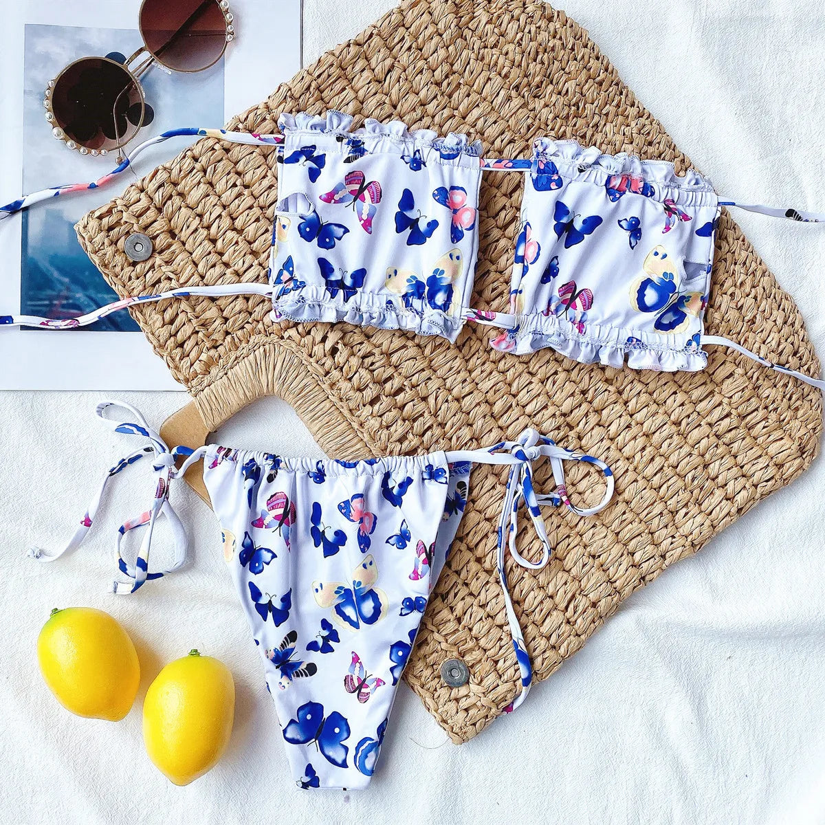 Girl from Rio Pleated Bandeau Bikini