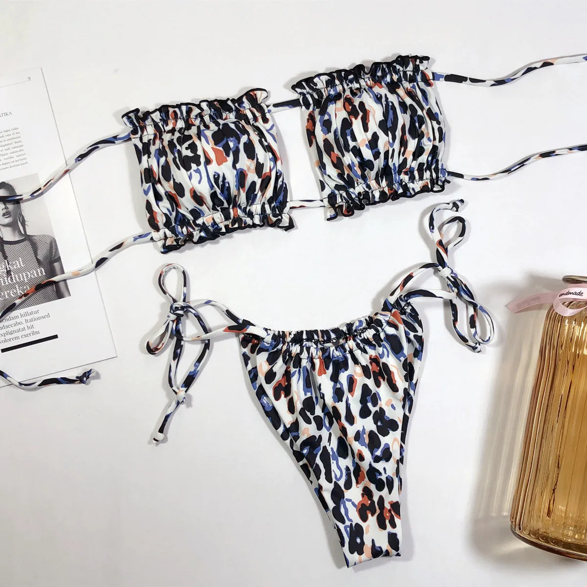 Girl from Rio Pleated Bandeau Bikini