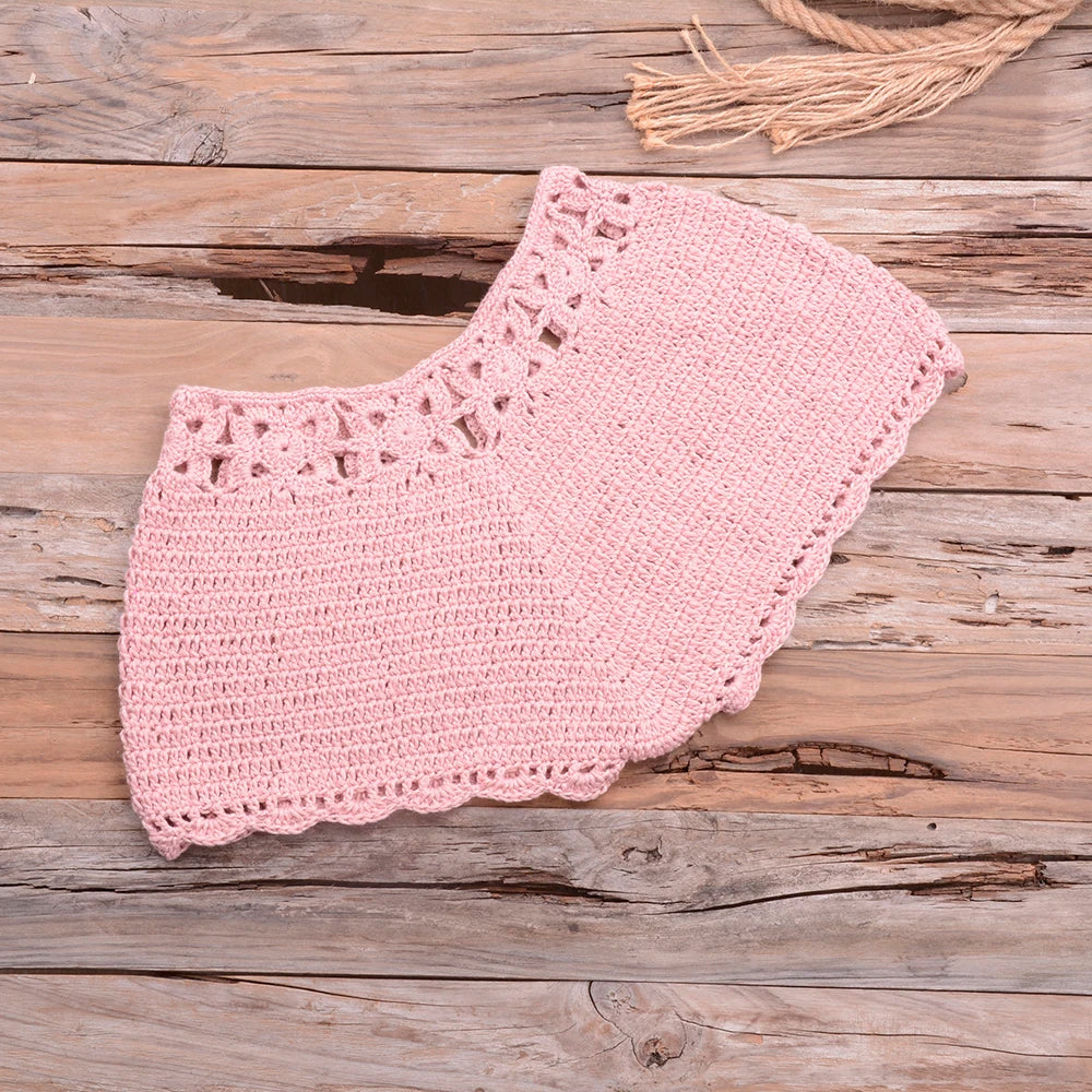 Mid Waist Crochet Bikini Bohemia Style