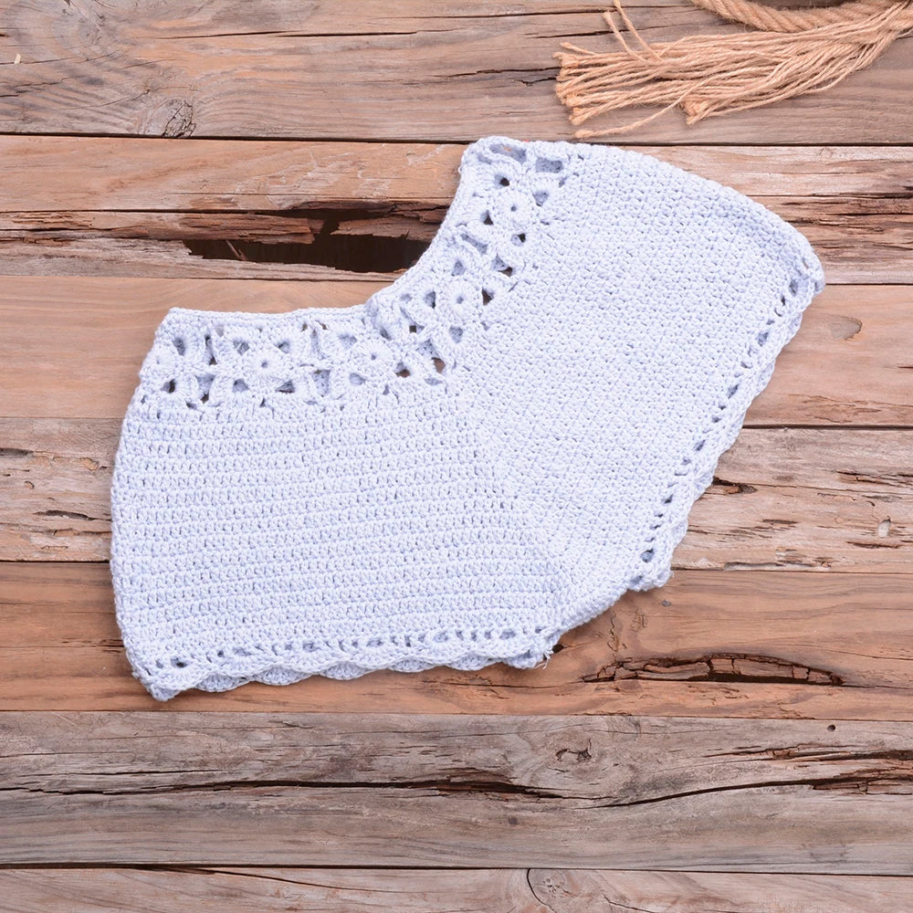 Mid Waist Crochet Bikini Bohemia Style