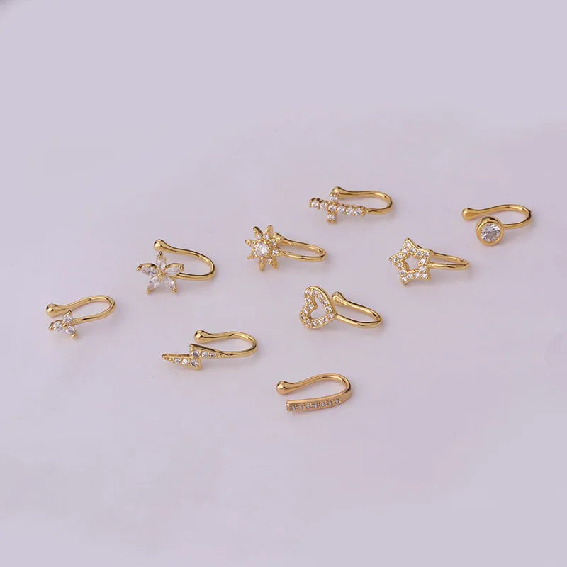 Zircon Fake Nose Rings