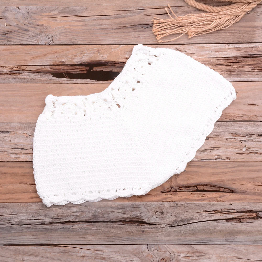 Mid Waist Crochet Bikini Bohemia Style