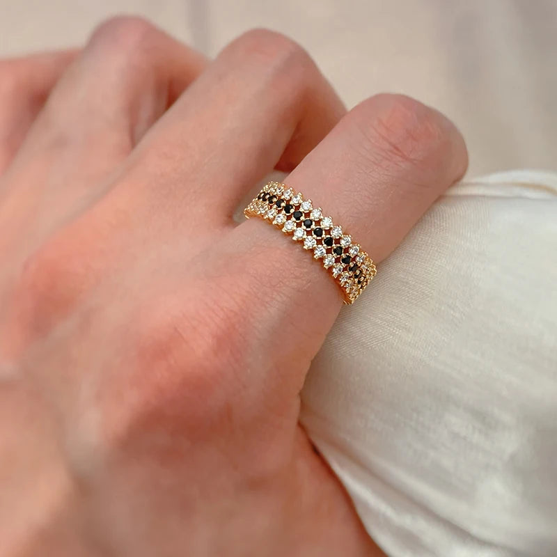 Zircon Full Paved Ring