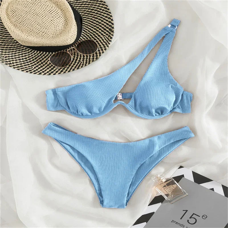 Ladies Bikini Multicolour Sole Shoulder