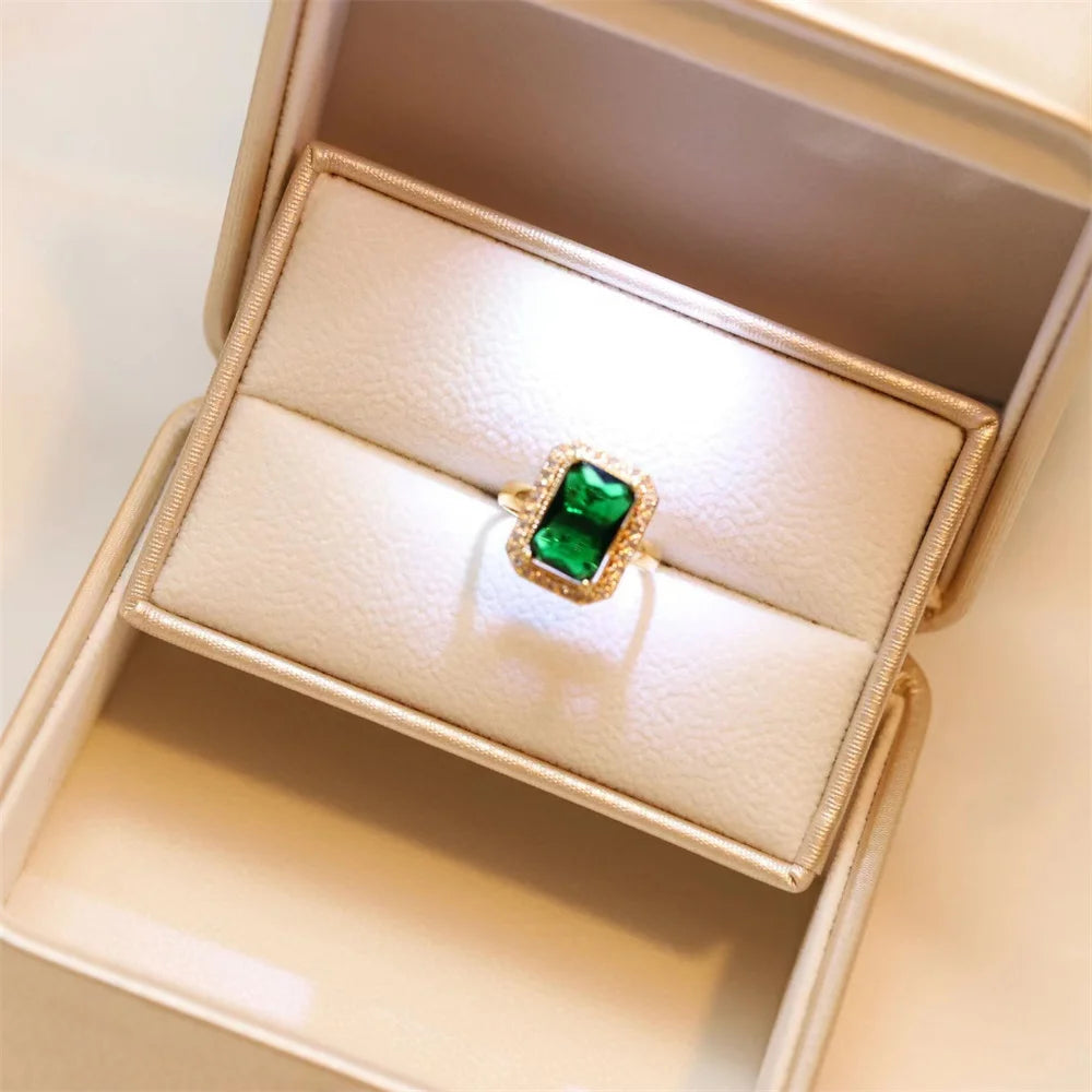 Zircon Luxury Three-piece Jewelry Set 