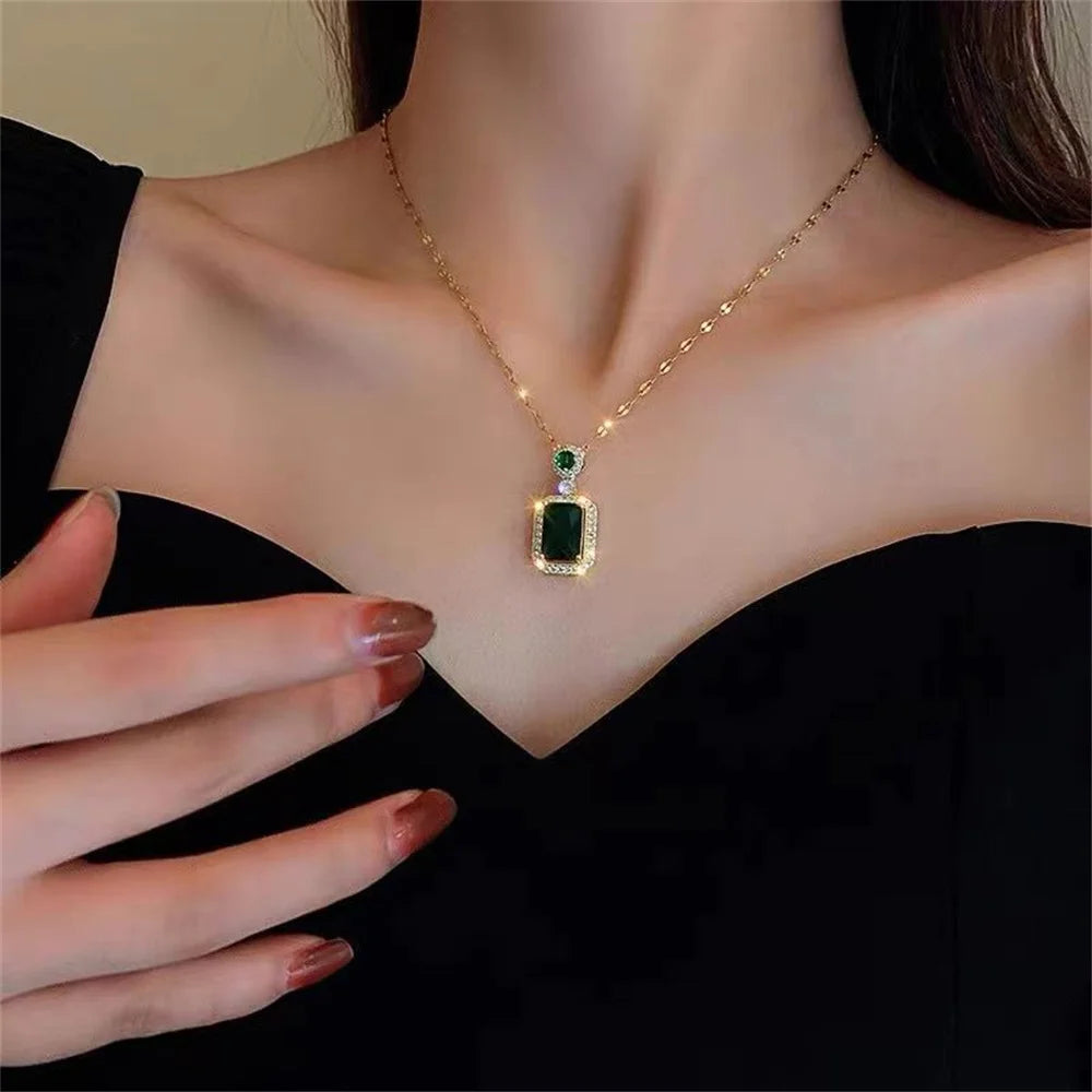 Zircon Luxury Three-piece Jewelry Set 