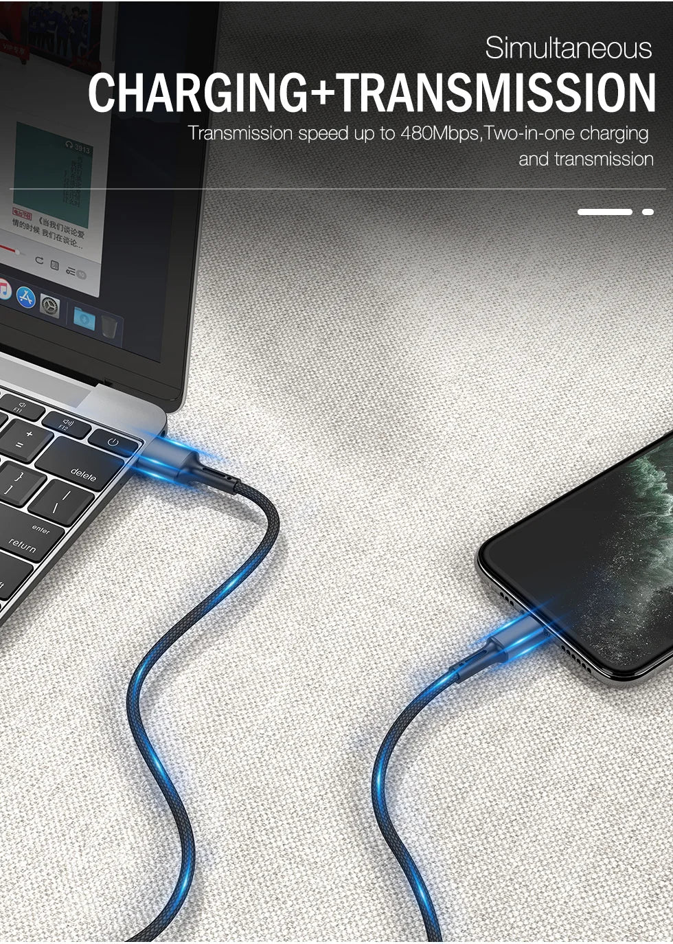 USB Charger Cable For iPhone