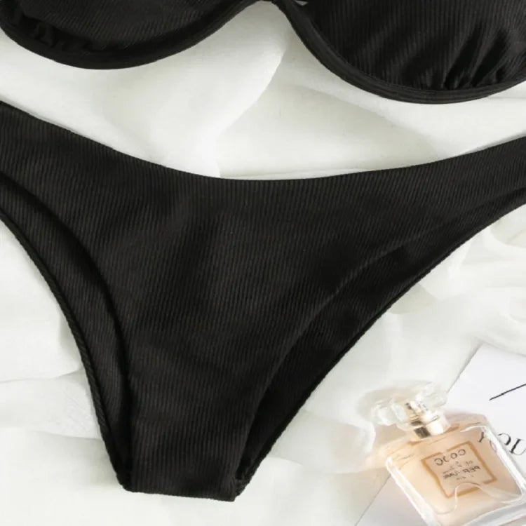 Ladies Bikini Multicolour Sole Shoulder