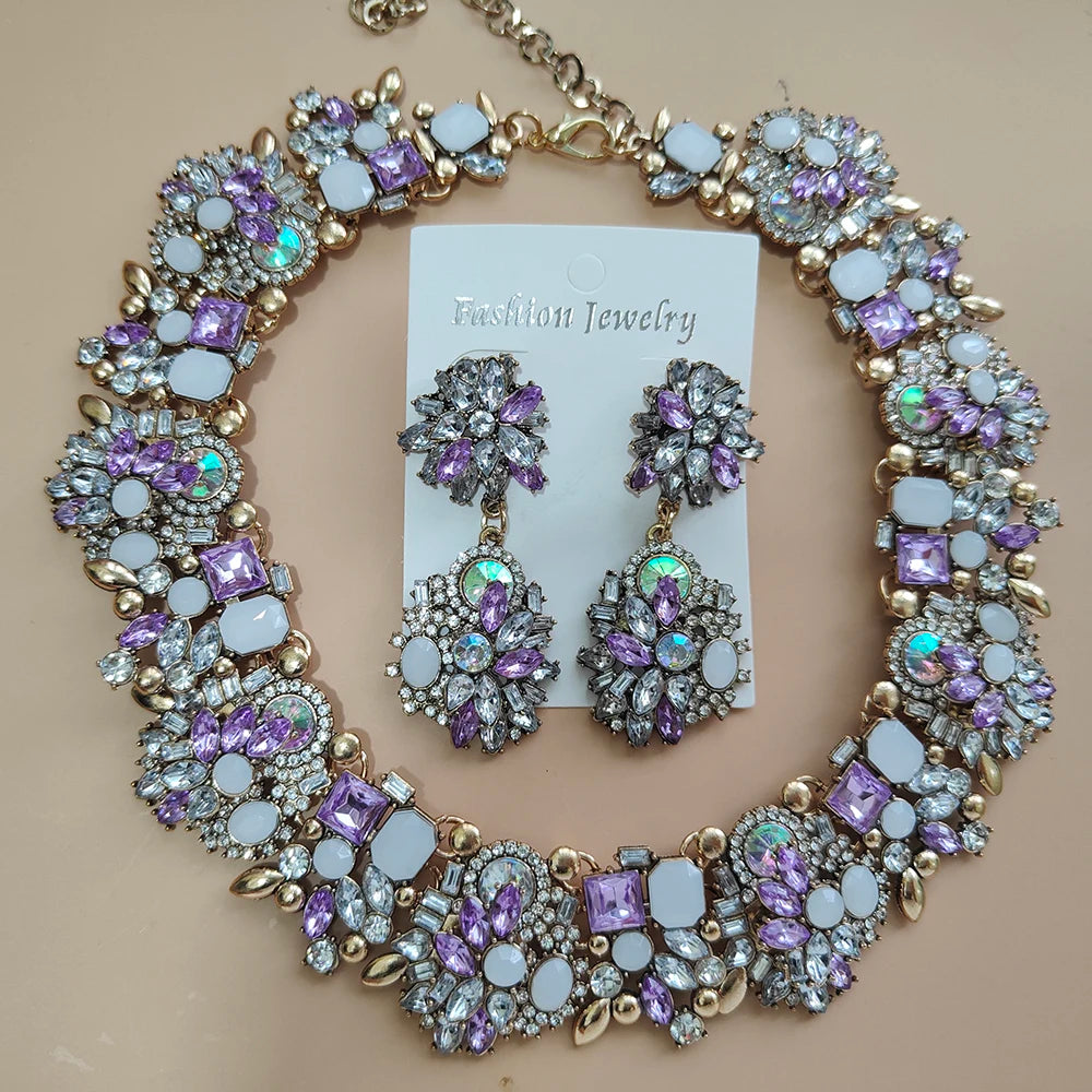 Elegant Karyna Jewellery Crystal Set