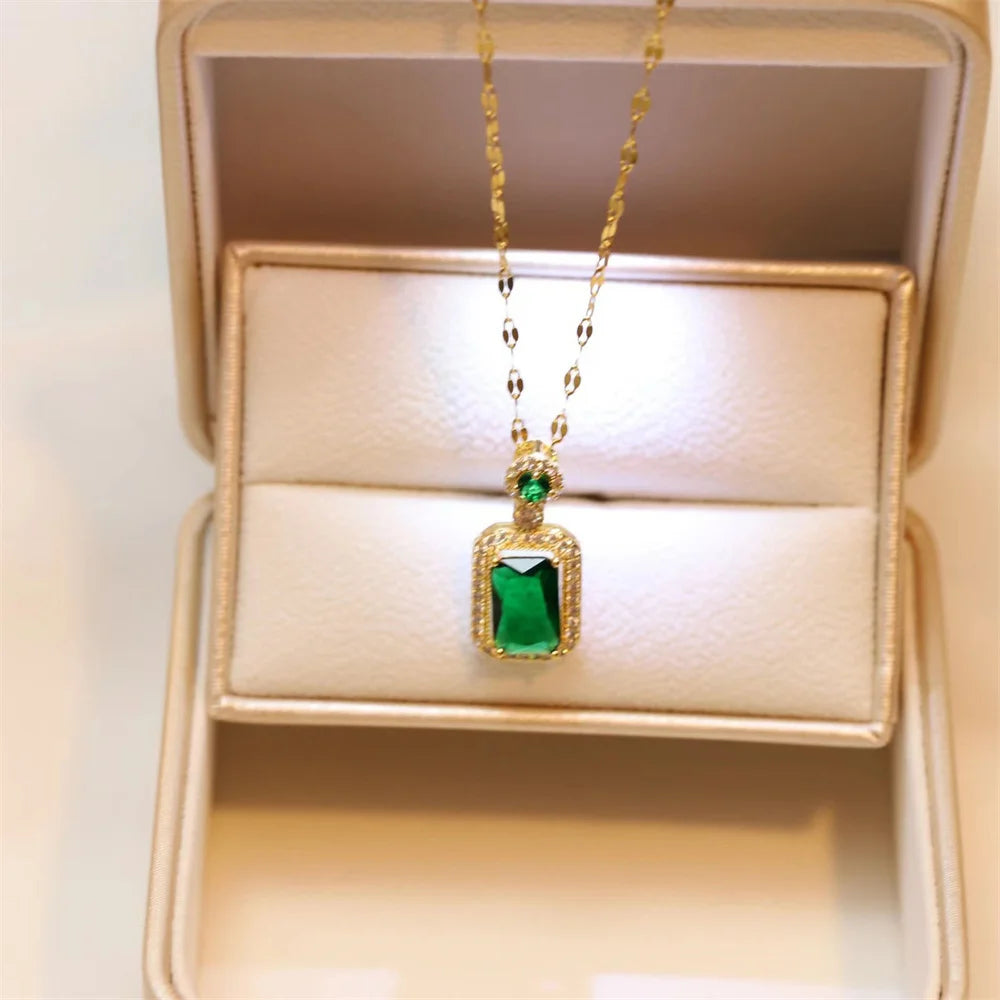 Zircon Luxury Three-piece Jewelry Set 