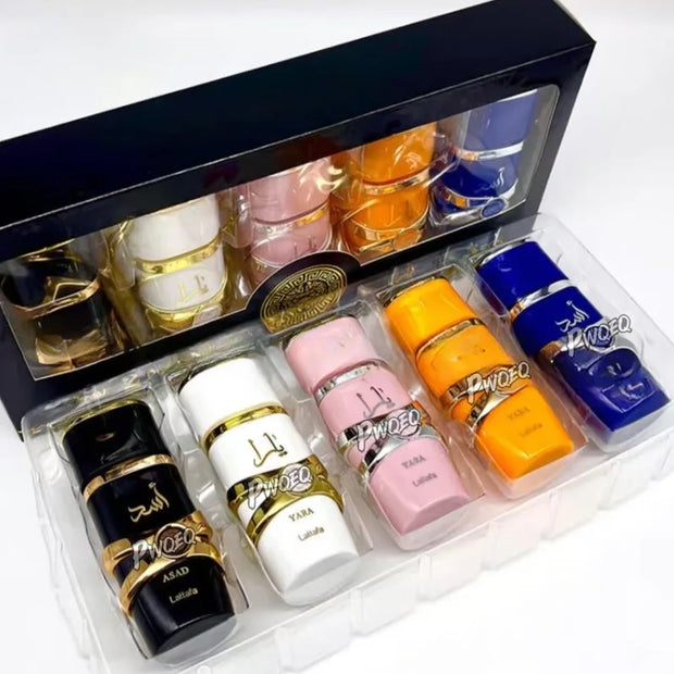 5PCS Arab Perfumes Set Portable - 30ML