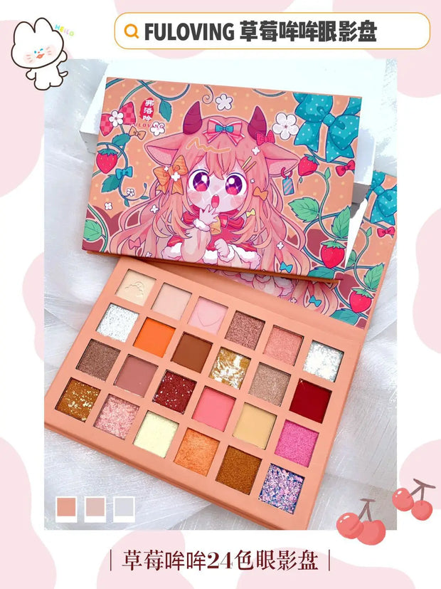 Strawberry Girl Eyeshadow Palette - 24 colours