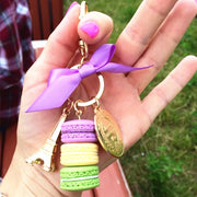 Macaron Eiffel Tower key chains