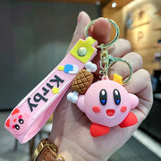 Kawaii Star Kirby Food 3D Doll Keychain