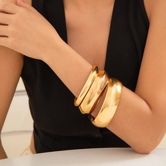 3Pcs/set Chunky Hollow Bracelet