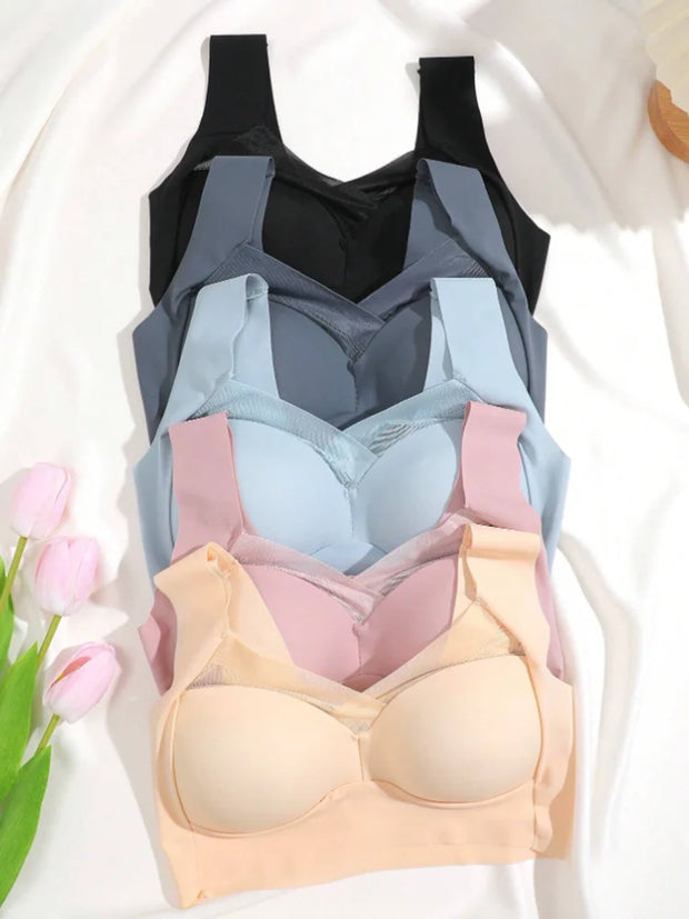 3Pcs Lace women Sport Bras Plus Size