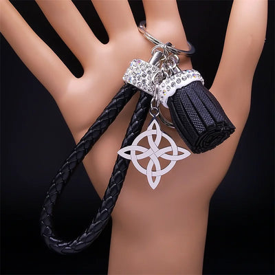 Witchcraft Celtic Knot Key Chain