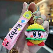Kawaii Star Kirby Food 3D Doll Keychain