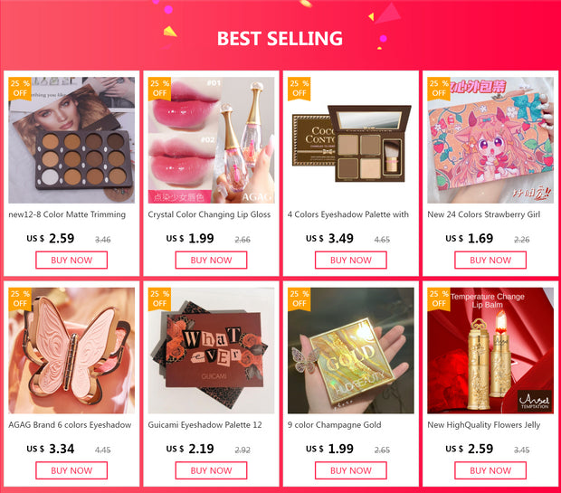 Strawberry Girl Eyeshadow Palette - 24 colours