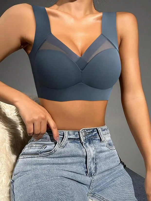 3Pcs Lace women Sport Bras Plus Size
