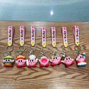 Kawaii Star Kirby Food 3D Doll Keychain