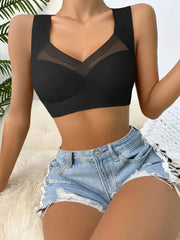 3Pcs Lace women Sport Bras Plus Size