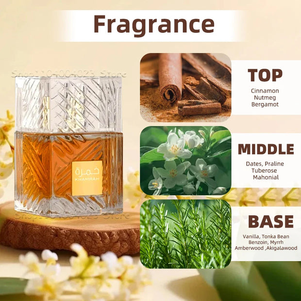 Lattafa Khamrah Unisex Eau de Parfum 100ml