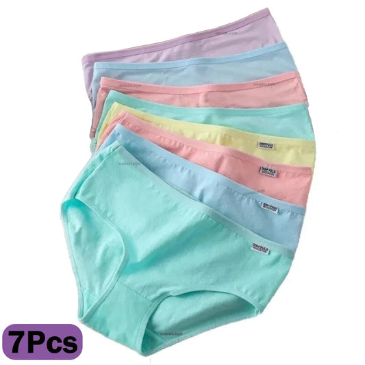 7Pcs Panties in Cotton