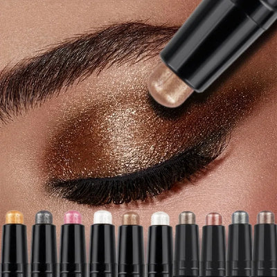 Shimmer Brown Double Head Eyeshadow Pencil